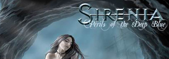 Sirena dark of the dark blue audiobook cover art.