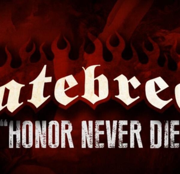 The logo for hatebreed honor never dies.