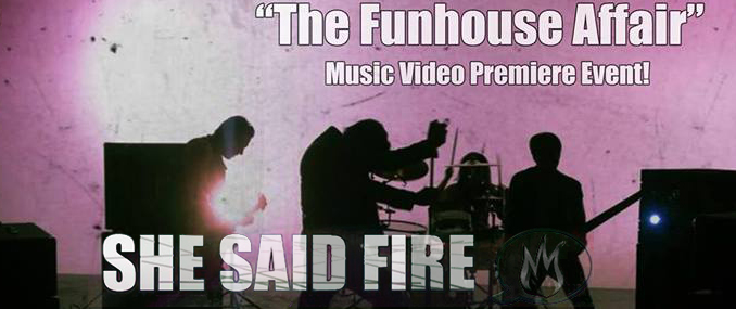 The funhouse affair music video premiere.