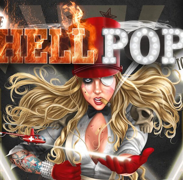 The hell pop tour poster.