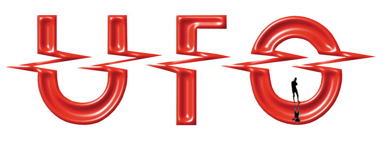 A red logo with the word ufo.