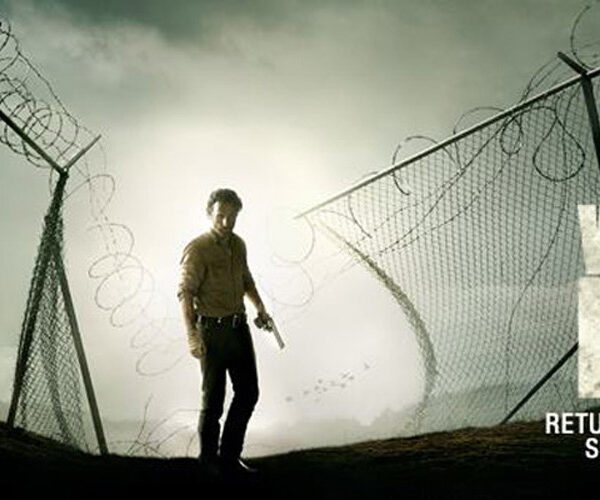 The walking dead season 5 poster.