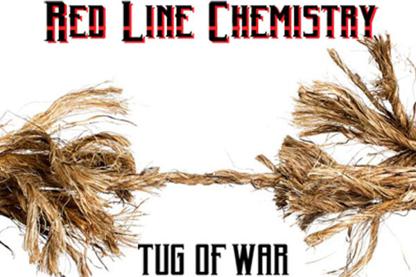 Red line chemistry - tug of war.