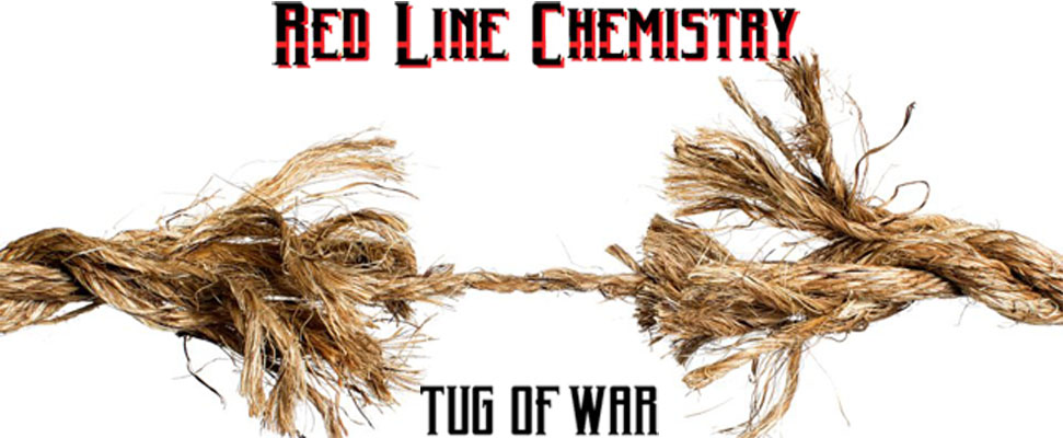 Red line chemistry - tug of war.