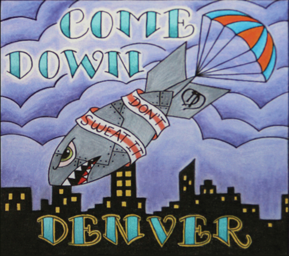 Come down denver cd cover art.