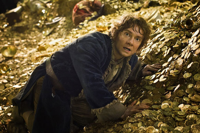 Bilbo Baggins (played by Martin Freeman) The Hobbit: The Desolation of Smaug