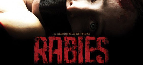 A poster for the movie rabies.