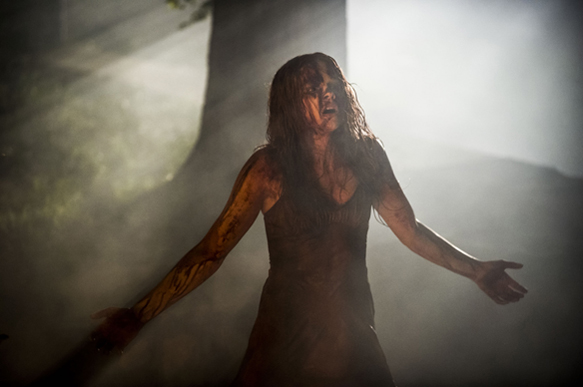 Scene from Carrie. Copyright, Screen Gems, Sony Pictures