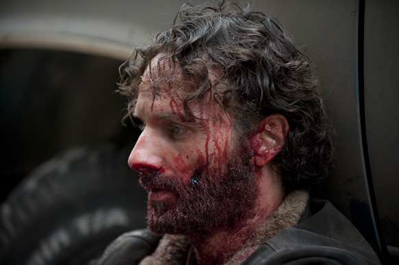 Rick Grimes (Andrew Lincoln) - The Walking Dead _ Season 4, Episode 16 - Photo Credit: Gene Page/AMC