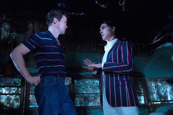 AMERICAN HORROR STORY: FREAK SHOW "Pink Cupcakes"- Episode 405 (Airs Wednesday, November 5, 10:00 PM e/p) --Pictured: (L-R) Matt Bomer as Andy, Finn Wittrock as Dandy Mott. CR: Michele K. Short/FX