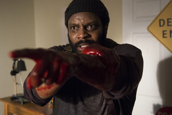 Chad Coleman as Tyreese - The Walking Dead _ Season 5, Episode 9 - Photo Credit: Gene Page/AMC