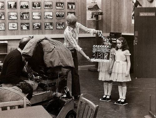 Behind the scenes of The Shining still 