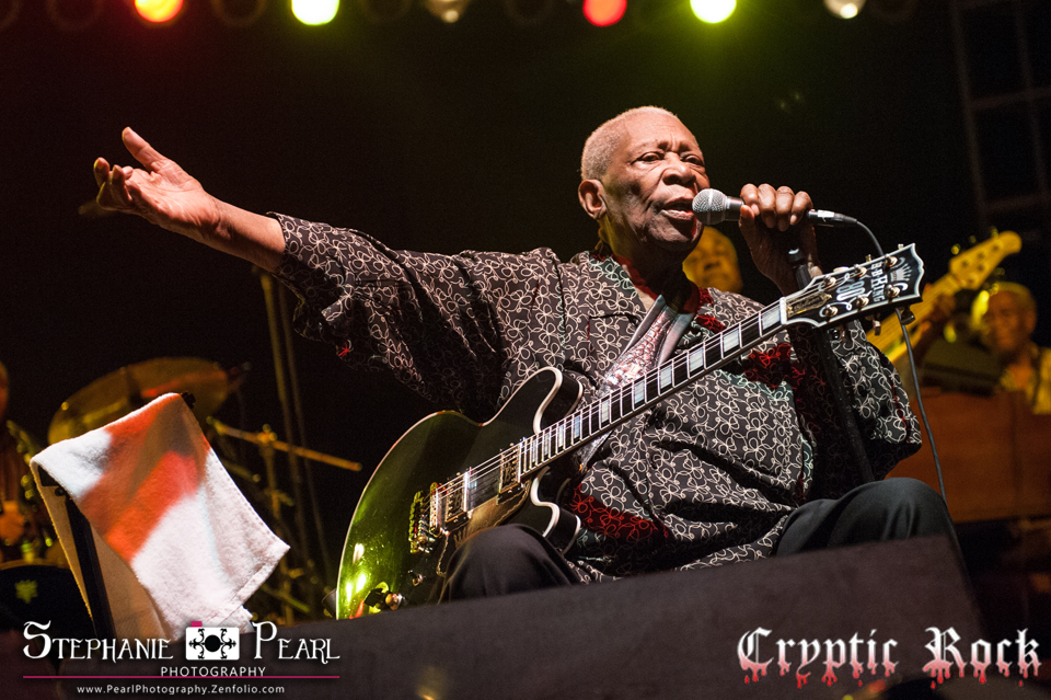 B.B. King live at Great South Bay Music Festival Patchogue, NY 7-20-14