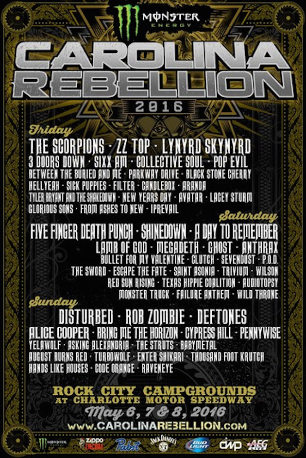 Carolina-Rebellion-2016-Lineup-Poster