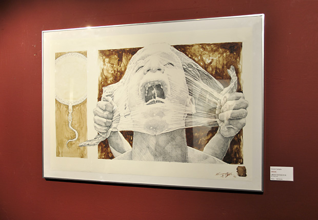 Vincent Castiglia's art on display at HR Giger's Museum in Switzerland 