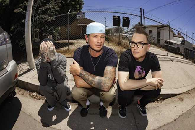 Blink-182 - 2023- Mark Hoppus, Tom DeLonge, Travis Barker 