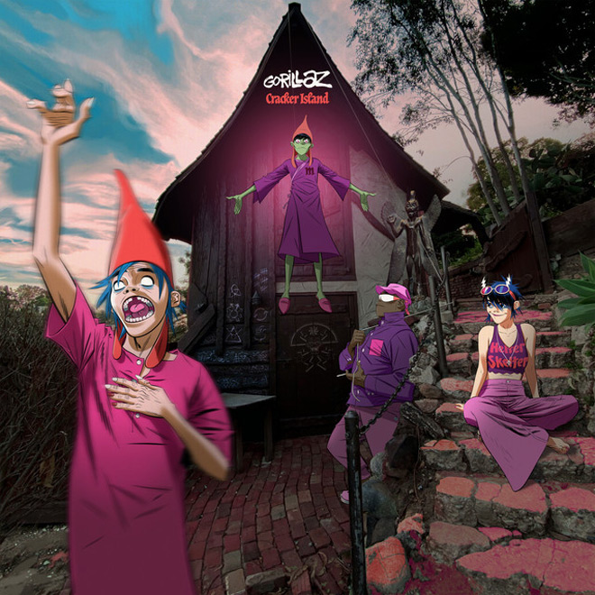 Gorillaz - Cracker Island album art 