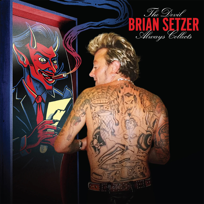 Brian Setzer - The Devil Always Collects art