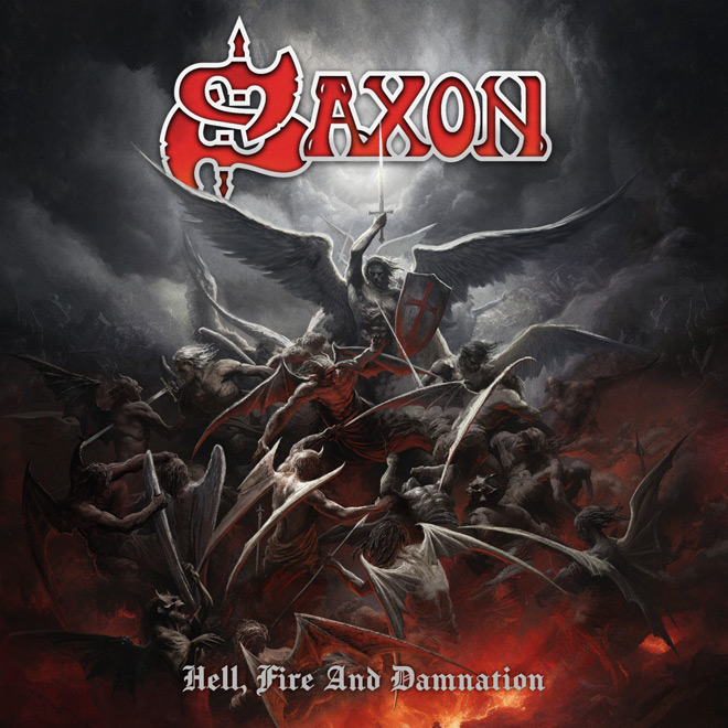 Saxon Hell, Fire And Damnation album artwork
