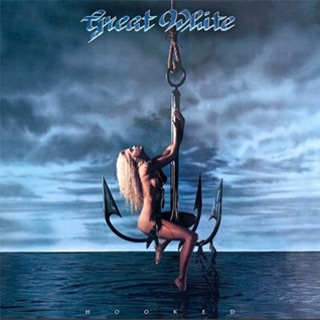 The cover of the album great white hooked 