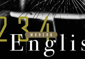 Modern English 1 2 3 4 album cover