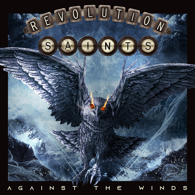 The cover of revolution saints against the wind.