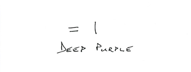 Deep Purple = 1