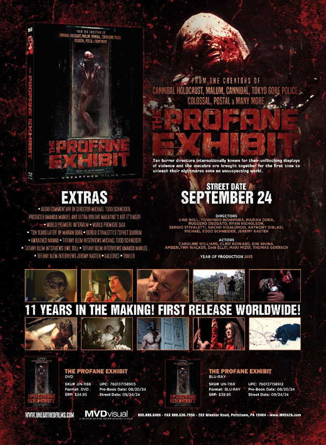 The Profane Exhibit DVD 