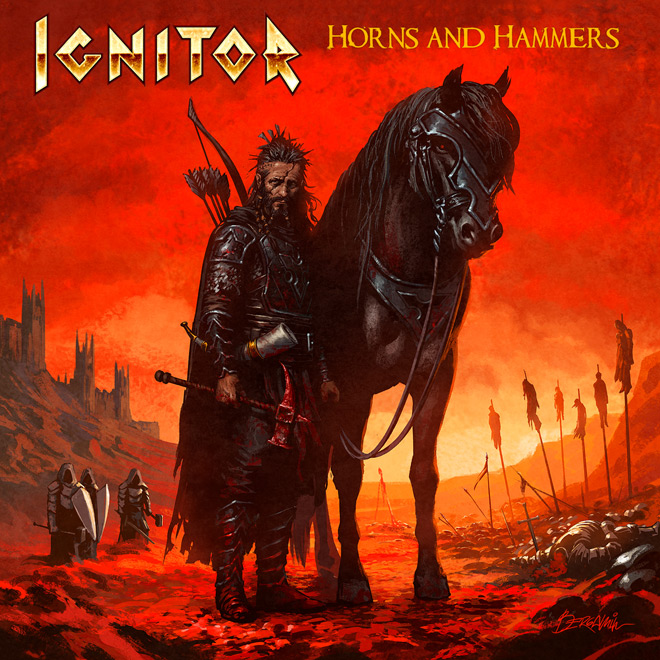 Ignitor - Horns and Hammers album cover 