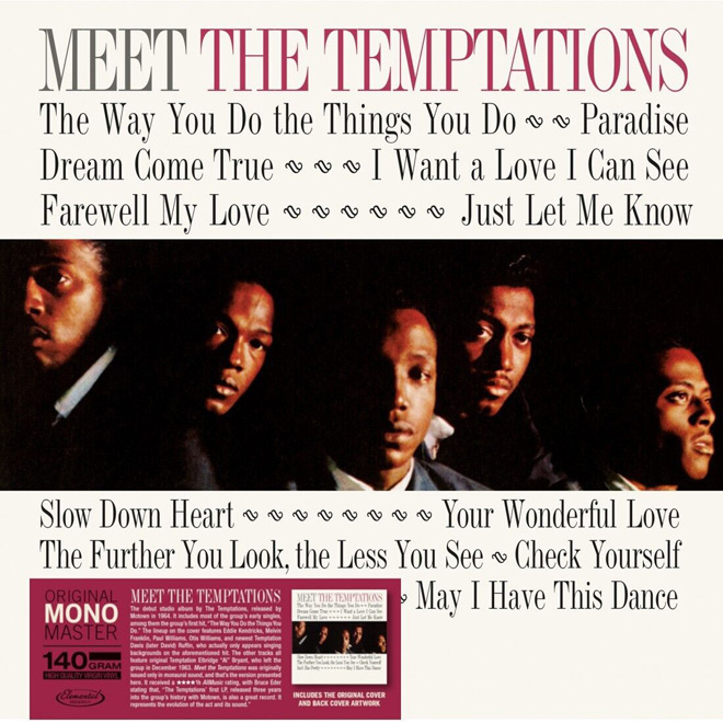 The Temptations - Meet The Temptations album cover 