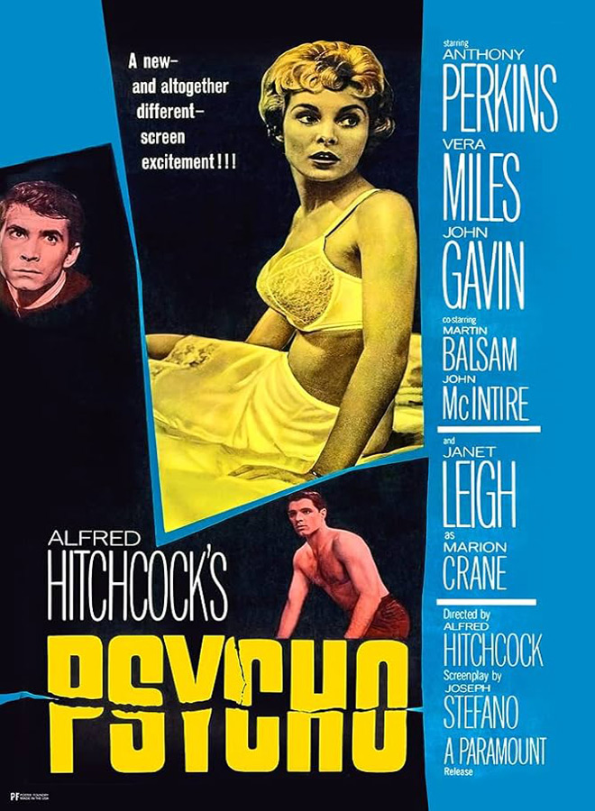 Psycho 1960 movie poster