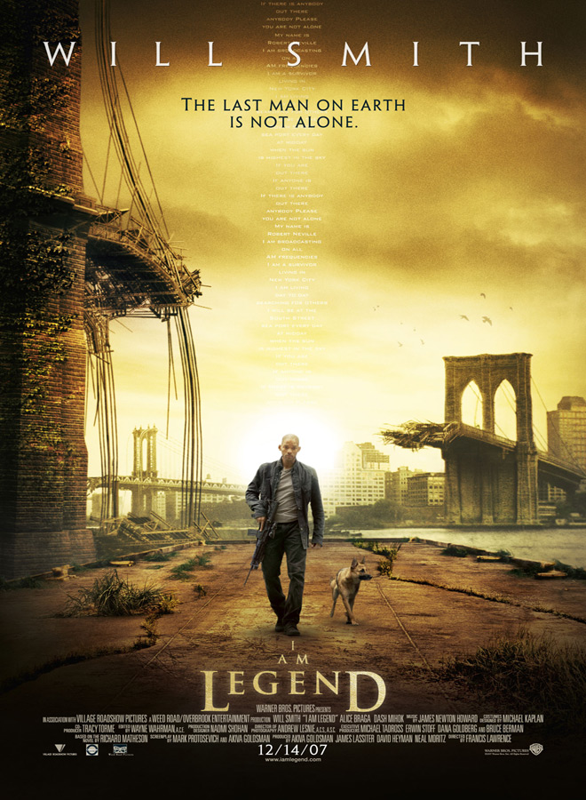 I Am Legend movie poster
