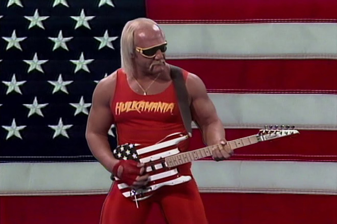 Hulk Hogan in Real American music video