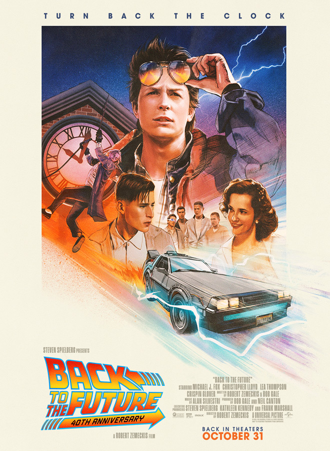 Back to the Future 40th Anniversary Poster / Universal Pictures (2025)