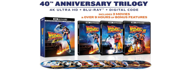 Back to the Future 40th Anniversary 4K set