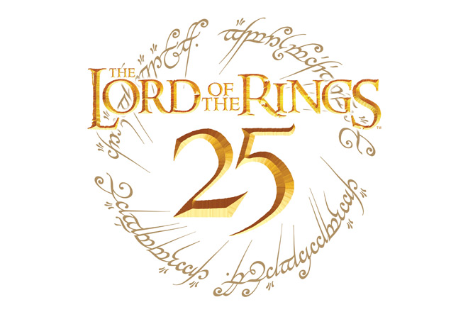 The Lord of the Rings 25th anniversary logo 