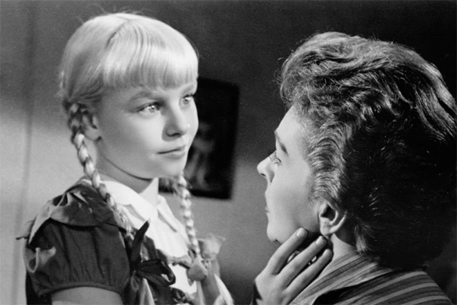 Patty McCormack as Rhoda Penmark in 1956's The Bad Seed / Warner Bros.